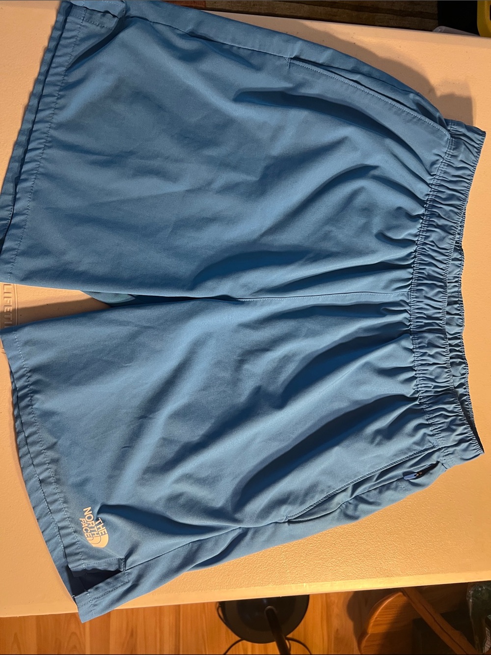 The North Face Men's Sky Blue Athletic Shorts